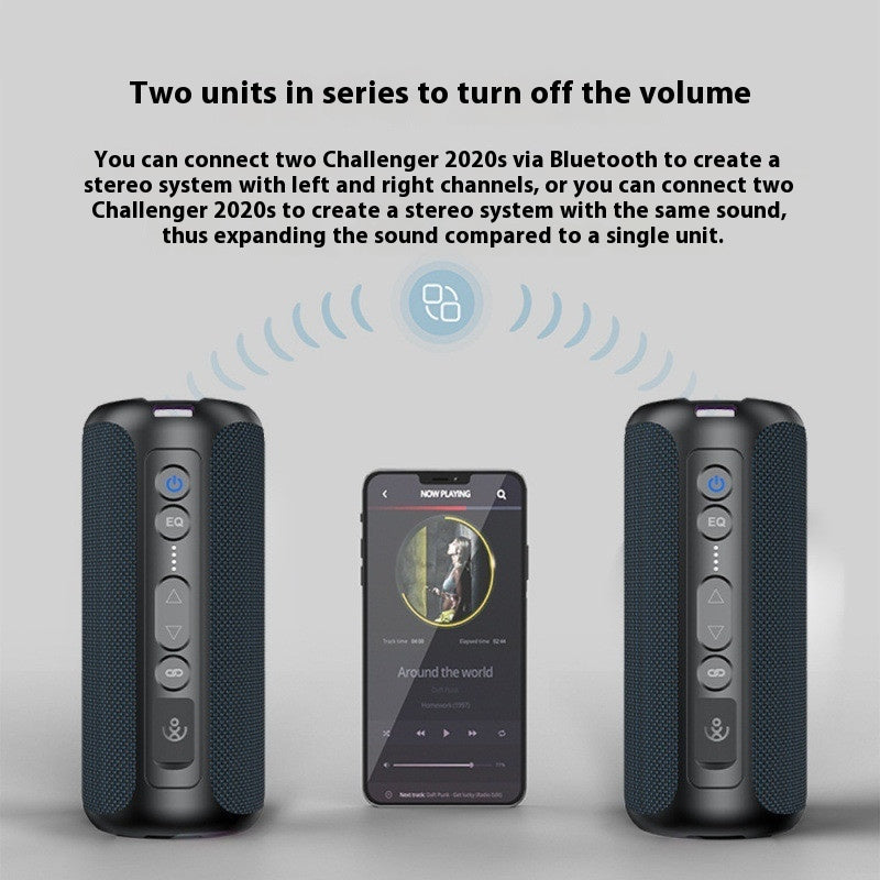 Transform Your Music Experience with the Fashion Personality Portable Bluetooth Speaker